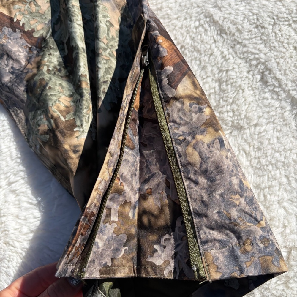 King’s Shadow Camo Kids Boys Girls Medium Camo Hunting Rainwear Waterproof Pants - Picture 4 of 8